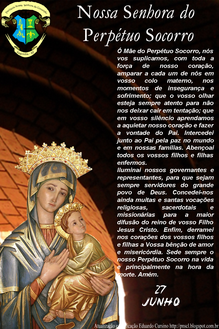 Paróquia Nossa Senhora da Conceição de Lagoinha – SP: ORAÇÃO A NOSSA ...